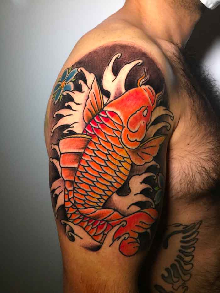 tattoo carpa giapponese