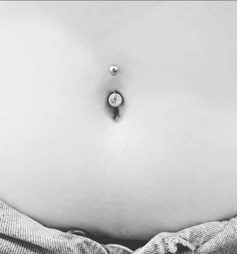 piercing ombellico navel