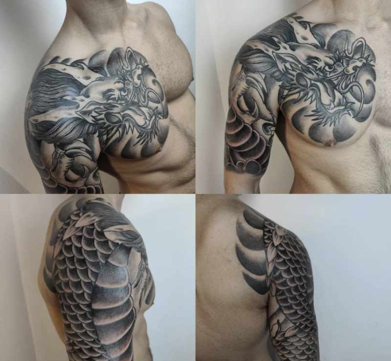tattoo giapponese drago
